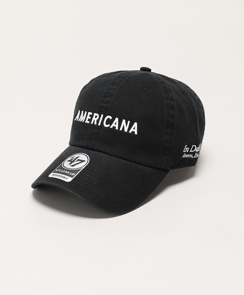 47 クリーンナップキャップ - AMERICANA(ONE ブラック): AMERICANA