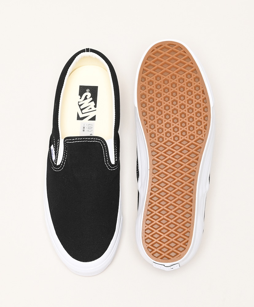 VANS PREMIUM Slip-On Reissue 98(28.5cm Black×White/ブラック×ホワイト): VANS