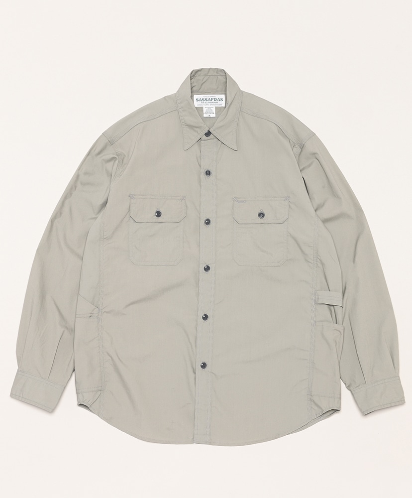 Gardener Shirt - Supima Typewriter(L(MEN) Gray/グレー