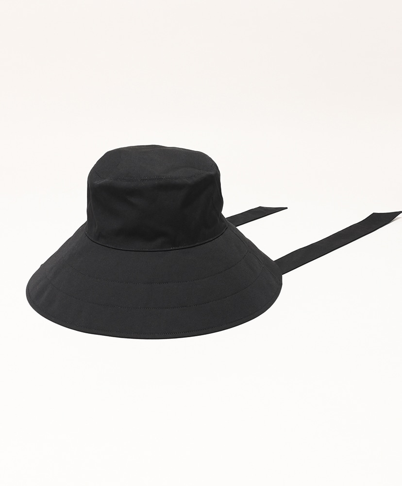 W-241135 Poly Cotton Bucket Hat(1(WOMEN) Black/ブラック): KIJIMA 