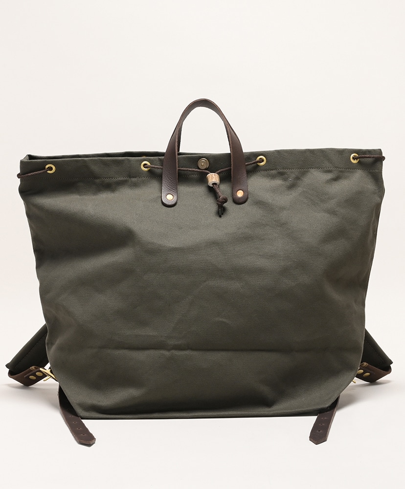 Canvas×Leather - New Tote Pack(F Olive/オリーブ): SEIL MARSCHALL