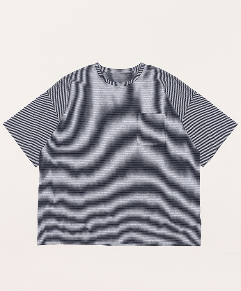 Beatnik Border T-Shirt(L(MEN) Gray Black/グレーブラック): Porter 