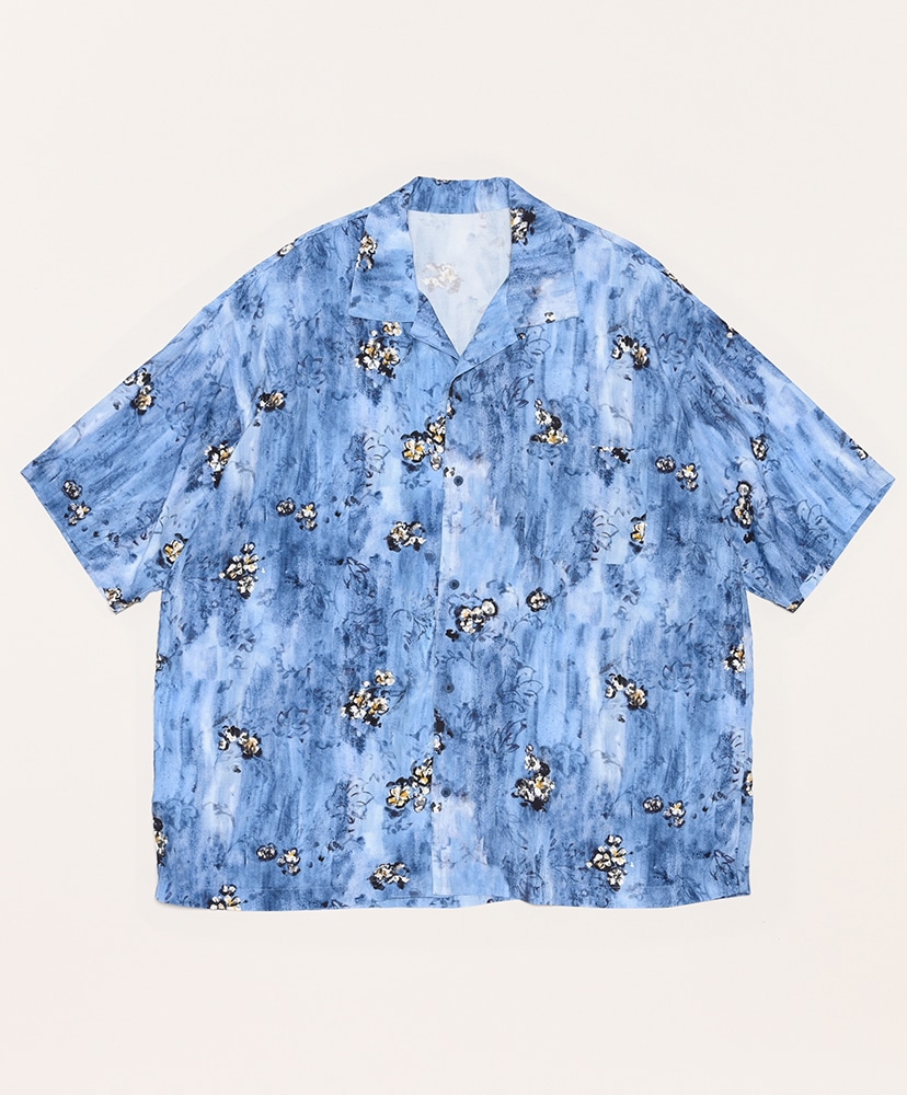 Aloha Shirt 水彩(L(MEN) Blue/ブルー): Porter Classic
