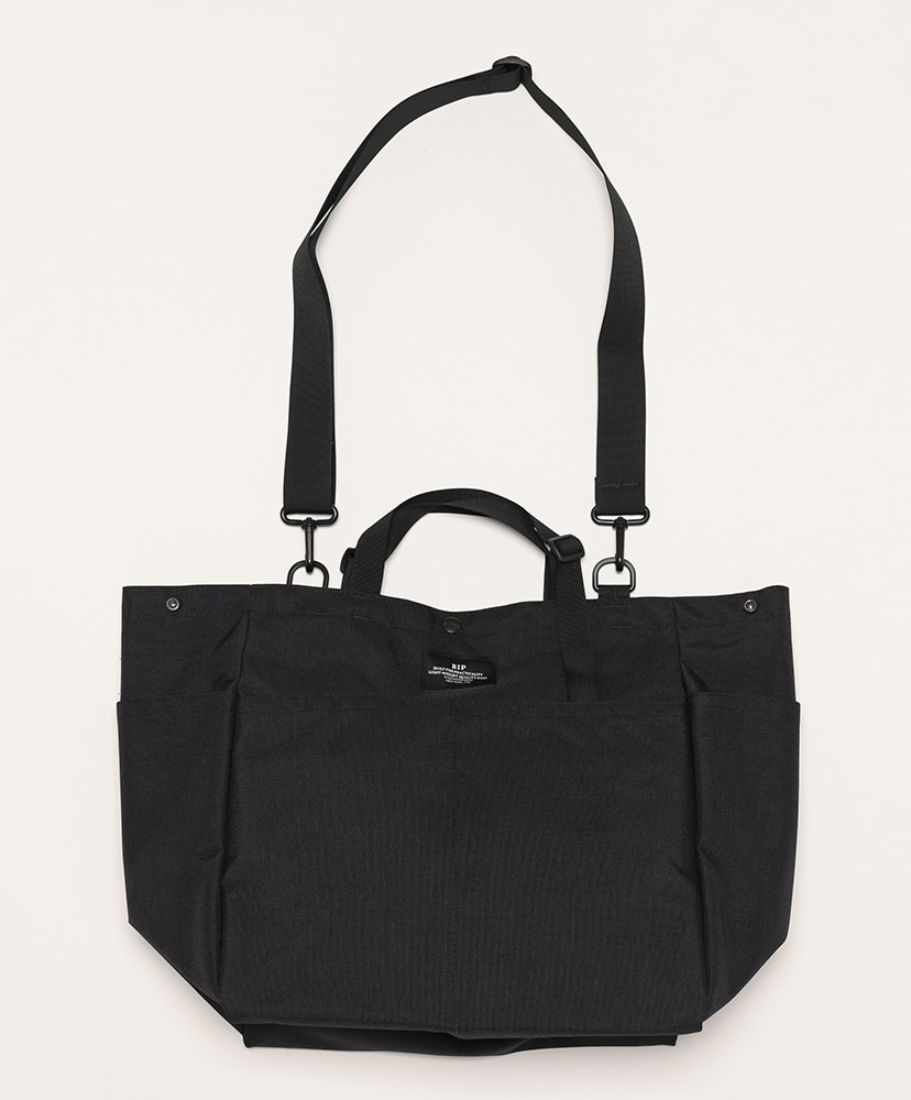 Carry-All Beach Bag - Nylon Canvas(FREE Black/ブラック): BAGSINPROGRESS