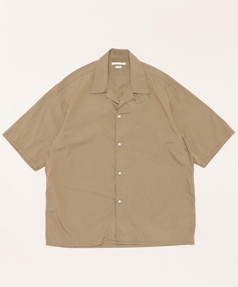 Chambray Open-collar Shirt(2(MEN) OliveBeige/オリーブベージュ): blurhms