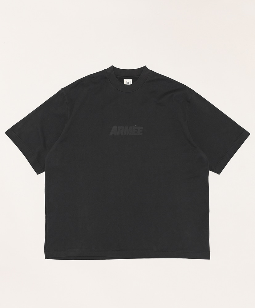 ARMEE Print Tee WIDE(2(MEN) InkBlack×Black-Reflector/インク 