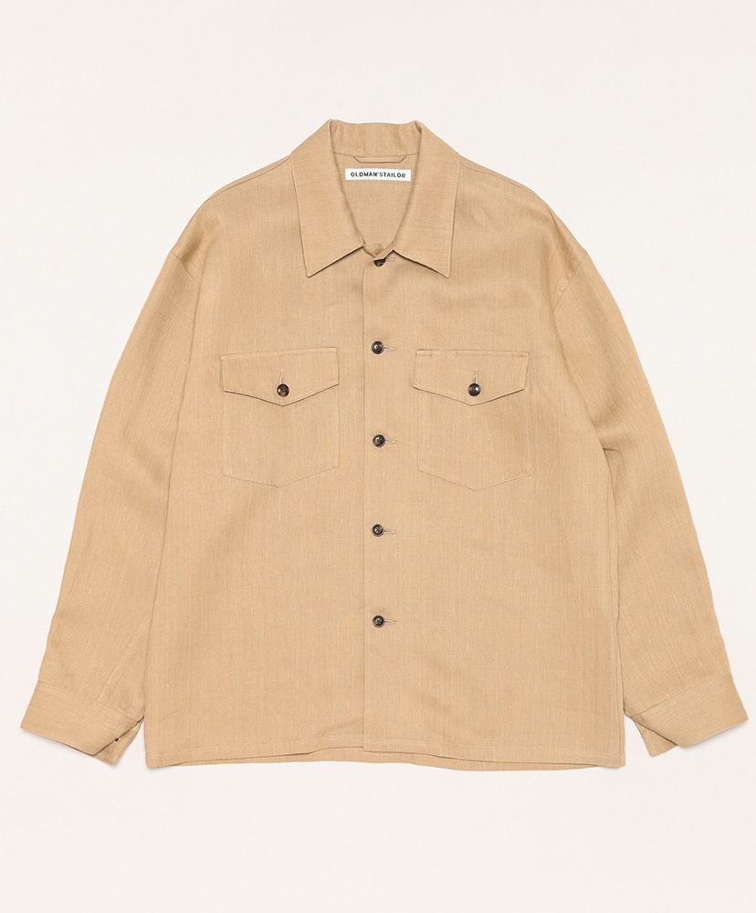 Utility Shirt(38(MEN) Beige/ベージュ): OLDMAN'S TAILOR