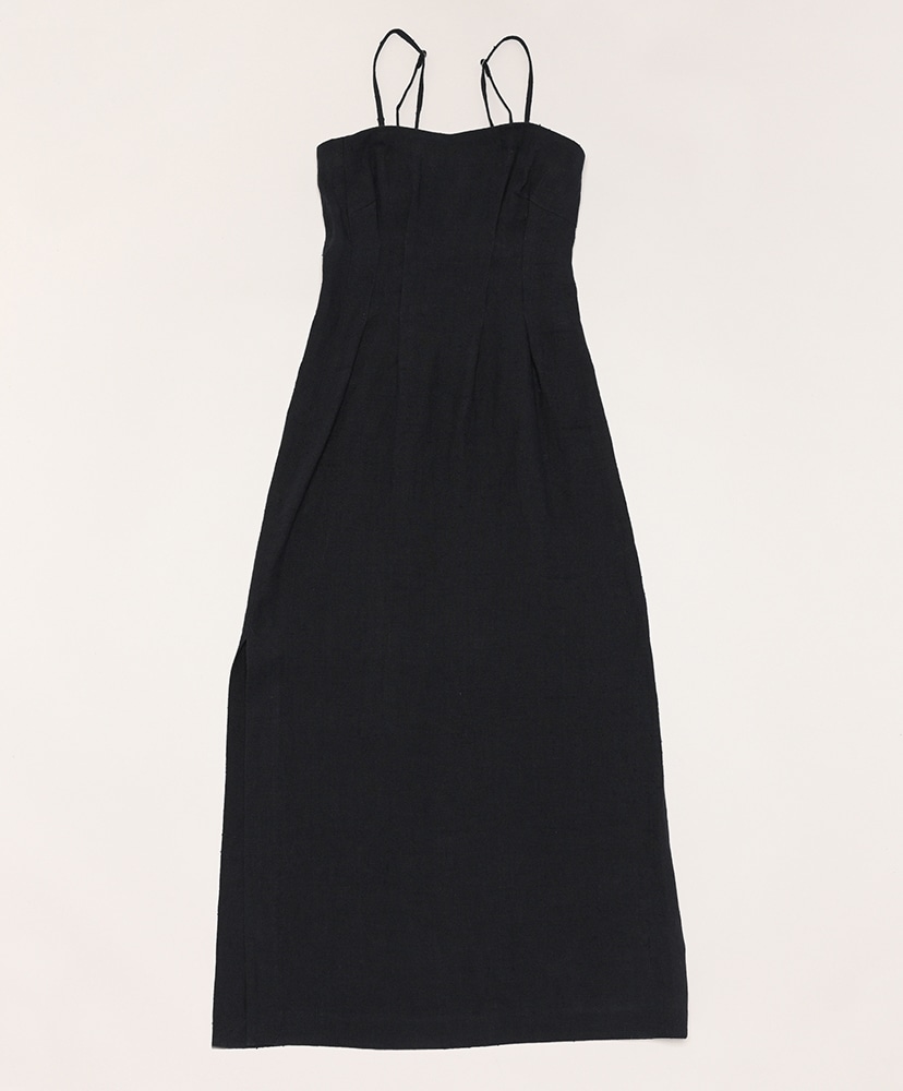 Linen Silk Tweed Dress(0(WOMEN) Dark Navy/ダークネイビー): AURALEE