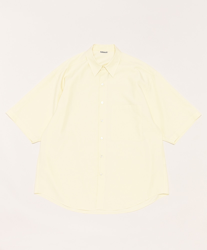 Washed Finx Twill Big Half Sleeved Shirt(3(MEN) Light Brown/ライト