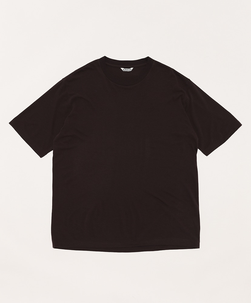 人気激安WOOL PLAIN JERSEY | クルーネックTシャツ ブラック カットソー(長袖/七分)