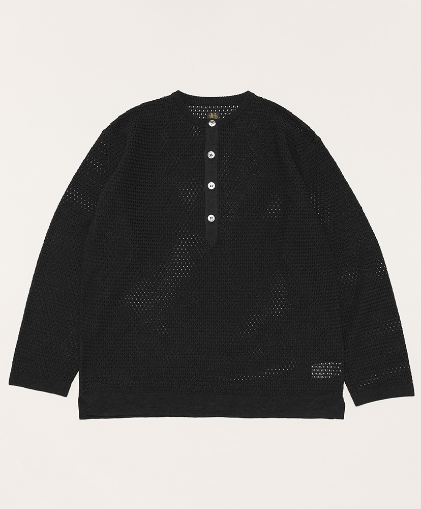 Woodpulp Summer Knit Henry Neck