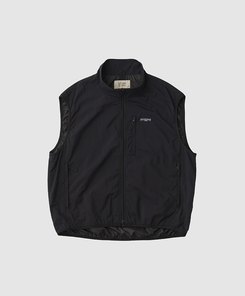 Full Zip Packable Vest(M(MEN) Black/ブラック): SEDAN ALL-PURPOSE