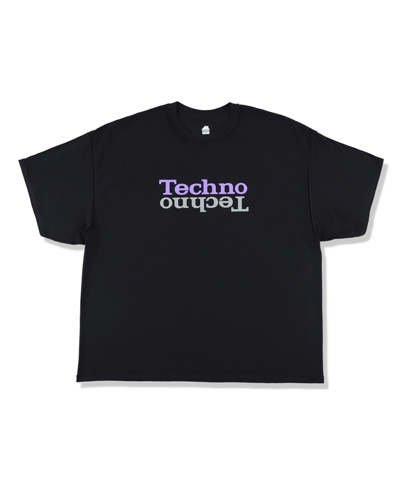 TECHNO T-Shirt(ONE Black/ブラック): ISNESS MUSIC