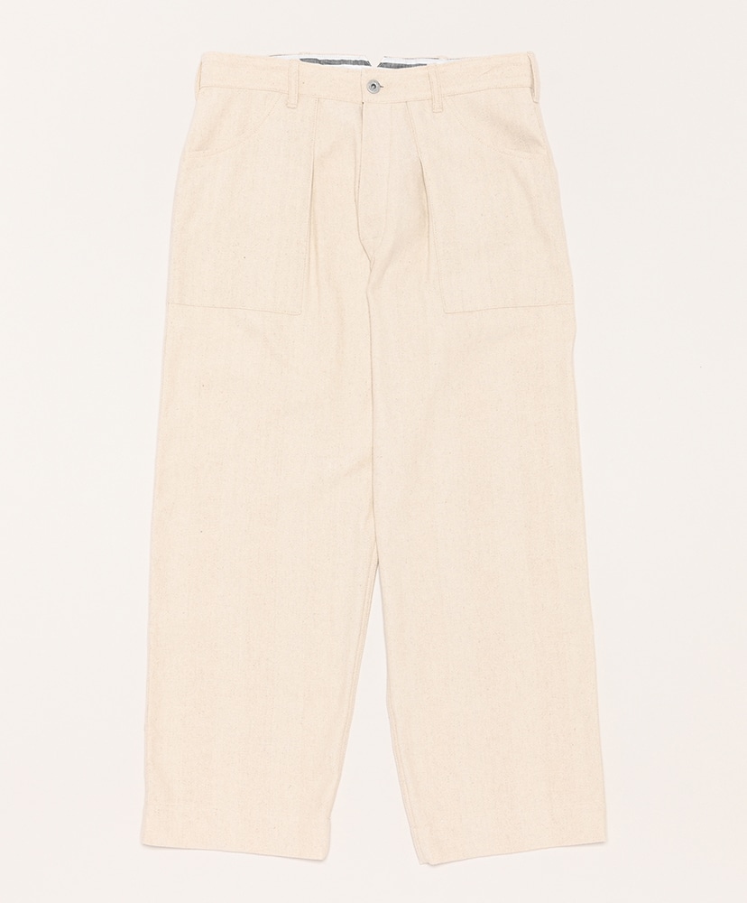 P-001(0(MEN) Natural/ナチュラル): Willow Pants