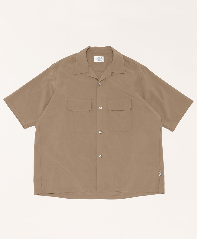 Unlikely 2P Sports Open Shirts S/S Tropical(M(MEN) Gray/グレー 