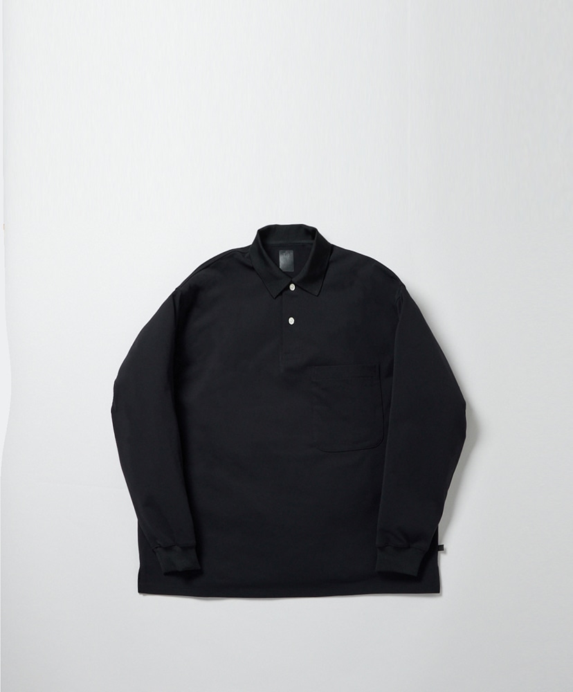 Tech Polo Shirts L/S(L(MEN) Black/ブラック): DAIWA PIER39