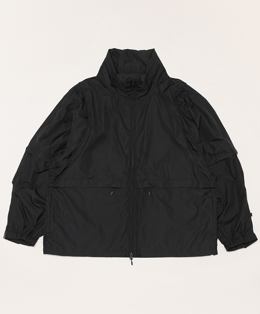 Tech Detachable Windbreaker Jacket(L(MEN) Black/ブラック): DAIWA 