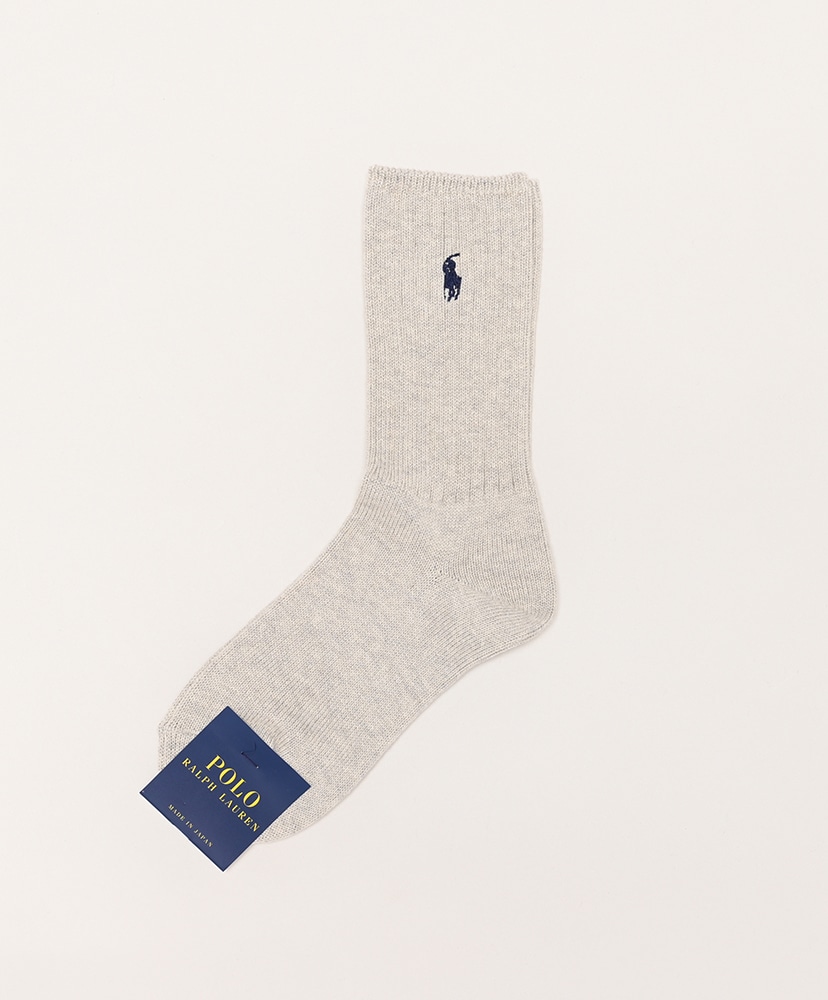 Logo Rib Socks(22-24cm White/ホワイト): POLO RALPH LAUREN