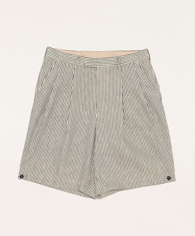 SHORT TROUSER(2(MEN) 生成り×Navy Beige/キナリ×ネイビーベージュ 