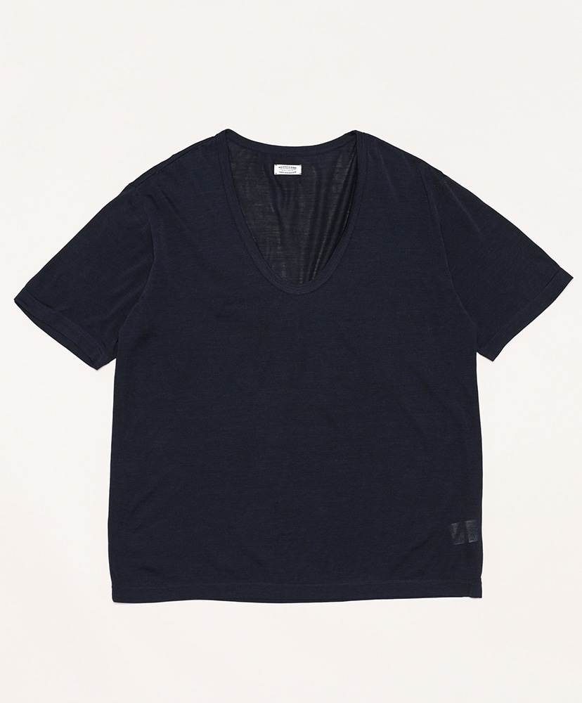 アメリカ通販ファッション Silk U Neck Underwear(2(MEN) Navy/ネイビー): MAATEE&SONS トップス
