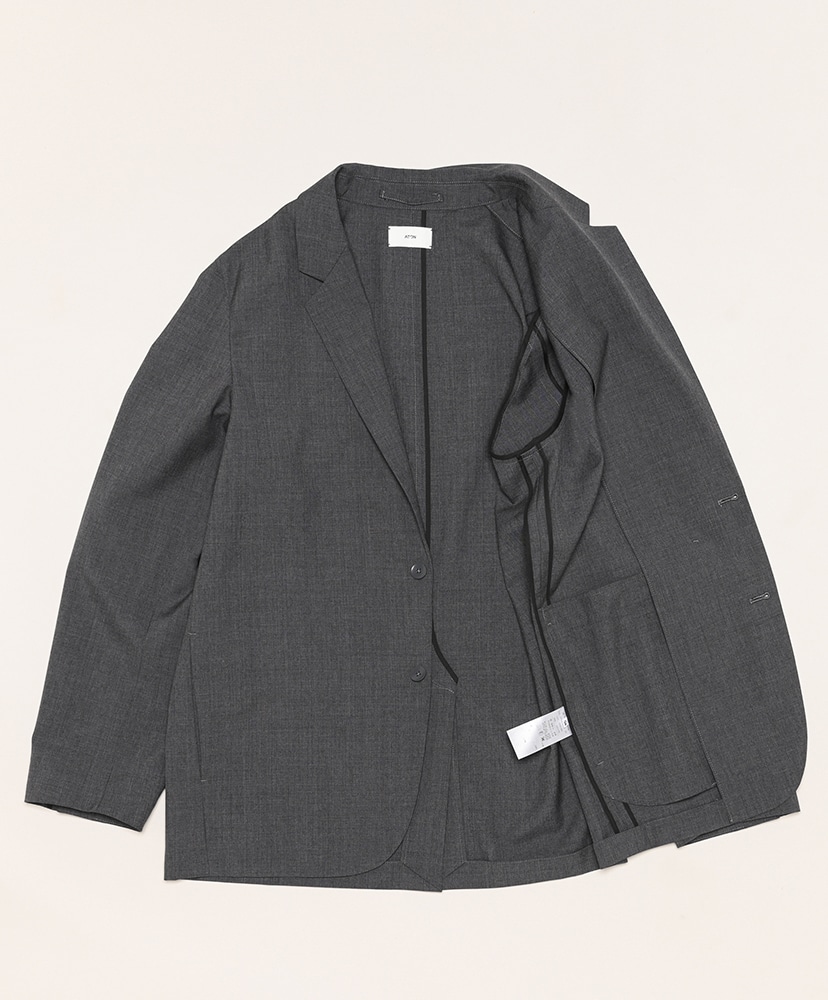 Wool Tropical | Tailored Jacket(04(MEN) Top Gray/トップグレー): ATON