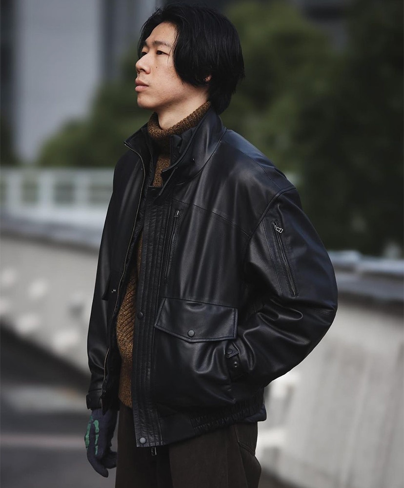 MORGAN” Bomber Jacket(1(MEN) Black/ブラック): CCU