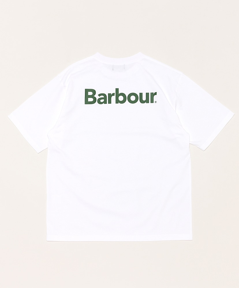 Basic Barbour Logo T-Shirts (Oversize Fit)(L(MEN) White/ホワイト 