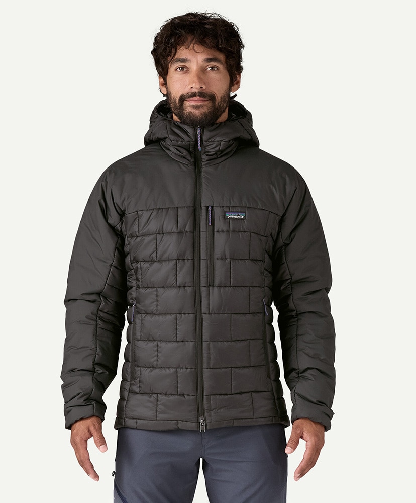 patagonia 中綿 ナノパフフーディー プリマロフト ブラック Sサイズ Men's Hi-Loft Nano Puff Hoody(L(MEN) BLK/ブラック): Patagonia