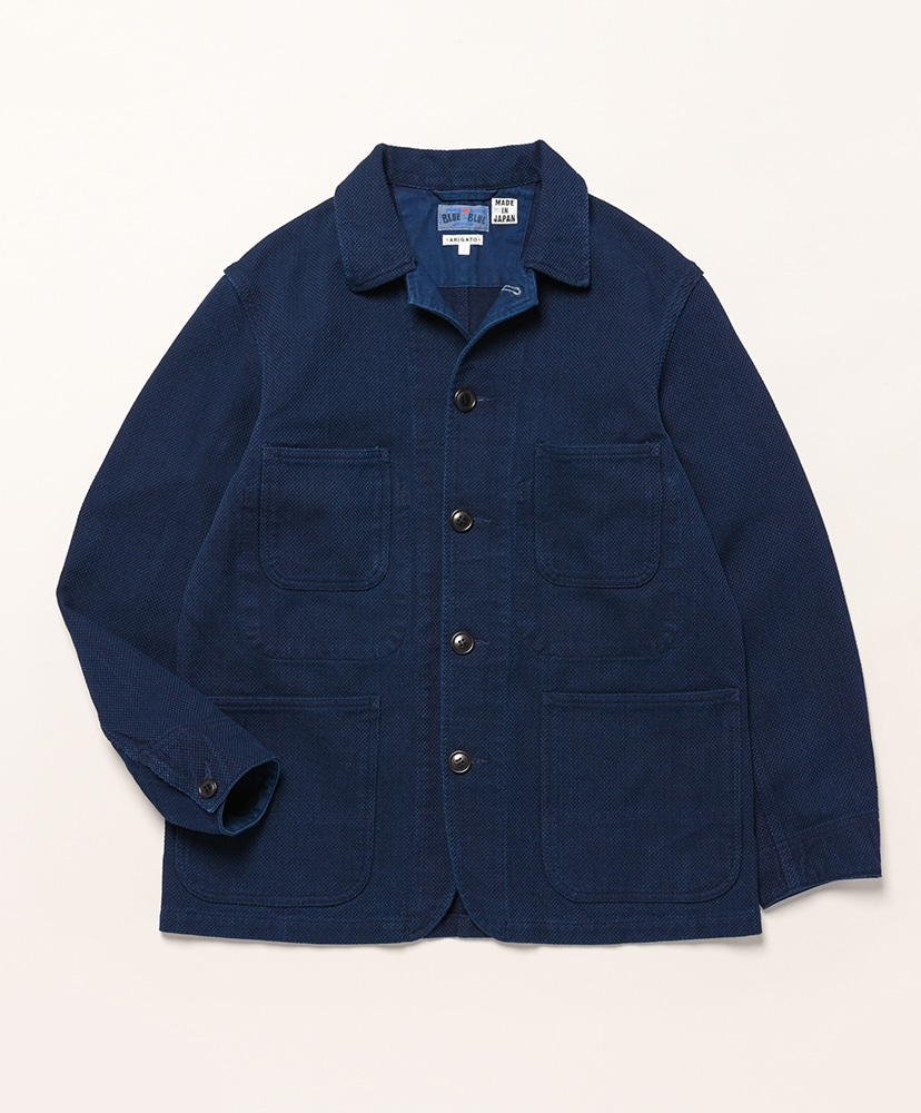 ホンアイニジュウオリサシコカバーオール(L(MEN) Indigo