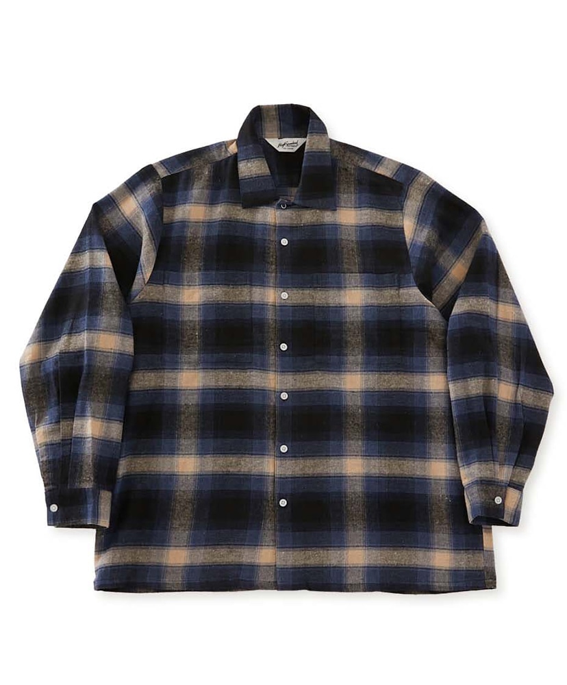 美品⭐️マディソンブルー　ウールロングシャツ　フランネル　ネイビー MADISONBLUE オンラインストア / マディソンブルー公式通販