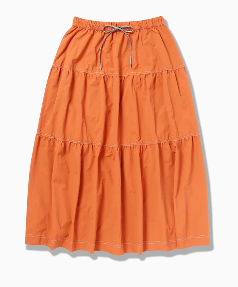 Crinkled Nylon Skirt 2 (W)(WM(WOMEN) Black/ブラック): and wander