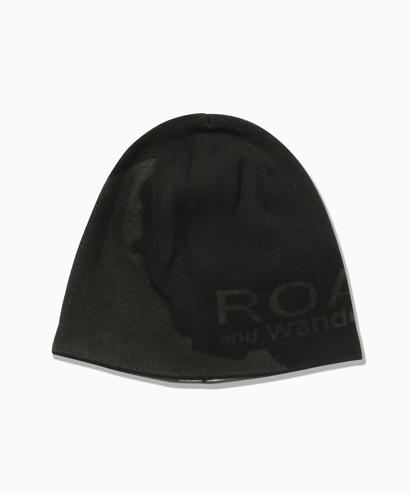 ROA hiking ビーニー ROA HIKING 黒 ロゴ入り ニット帽 ROA（ロア）の「ROA Beanie