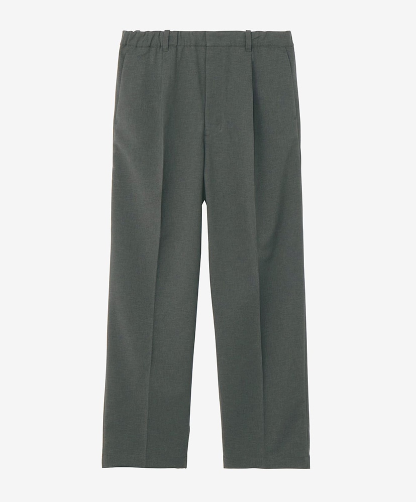One Tuck Straight Pants (Unisex)(5(MEN) XG/ミックスグレー