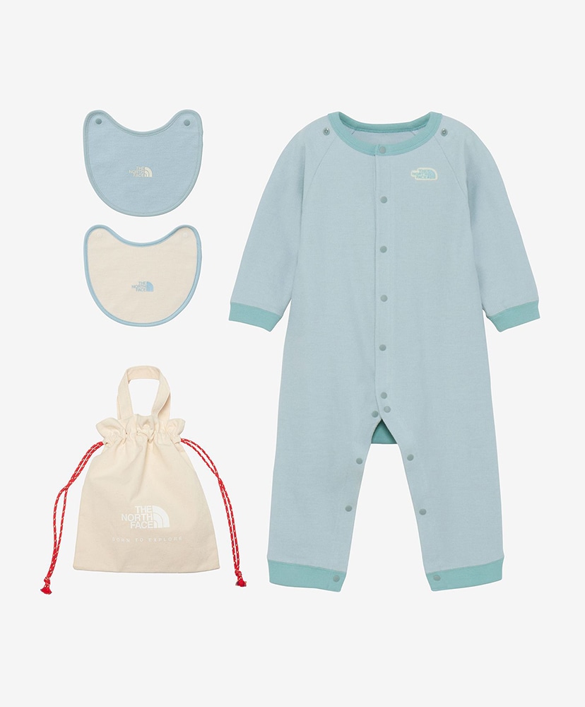 Long Sleeved Rompers & 2P BIB(Baby)(80(KIDS') ST