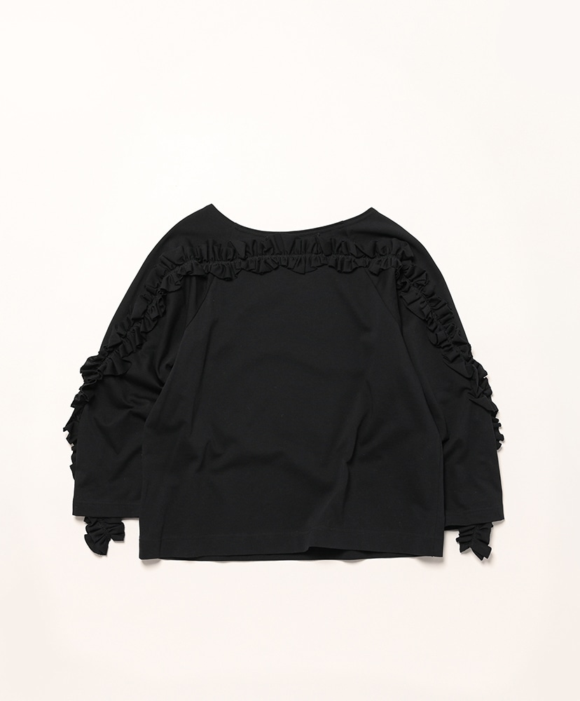 Swallow Frill Basque Shirt Black/ブラック 0(WOMEN)