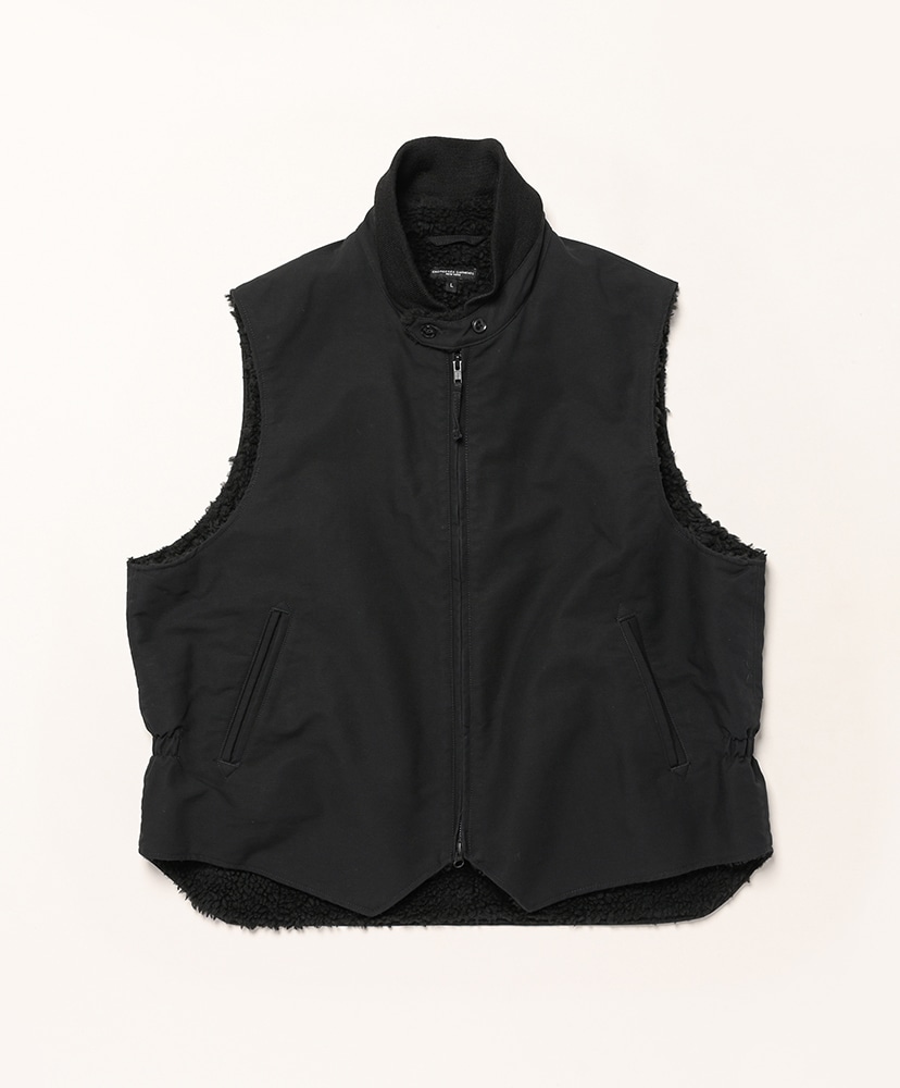 ENGINEERED GARMENTS ブラック ベスト L Engineered Garments(エンジニアドガーメンツ) リバーシブル