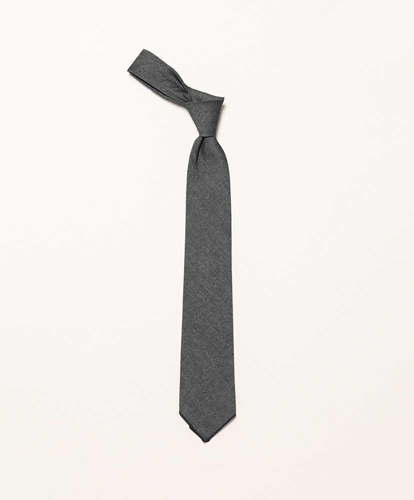 Neck Tie - Cotton Denim Shirting(ONE Black/ブラック
