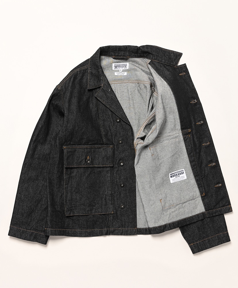 LOFTMAN別注 Sea Bees Jacket - 14oz Cone Denim Black/ブラック L(MEN)