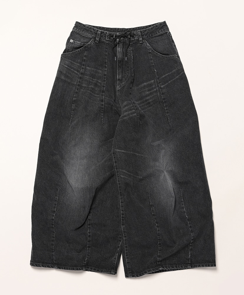 パンツ 00s archive design buggy black denim パンツ 00s archive design buggy black denim 2000's archive