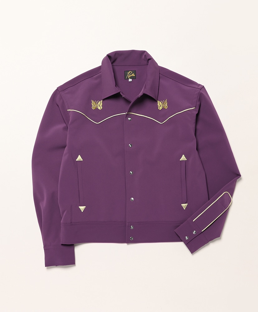 DANSKINジャケット パープルグロウ(PW) M Piping Cowboy Jacket - Poly Double Cloth(L(MEN) Black