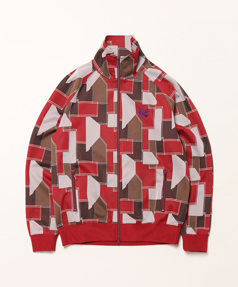 ジャケット・アウター Needles TRACK JACKET - POLY JACQUARD L Needles x Kae Tanaka Track Jacket - Black - Poly Jacquard