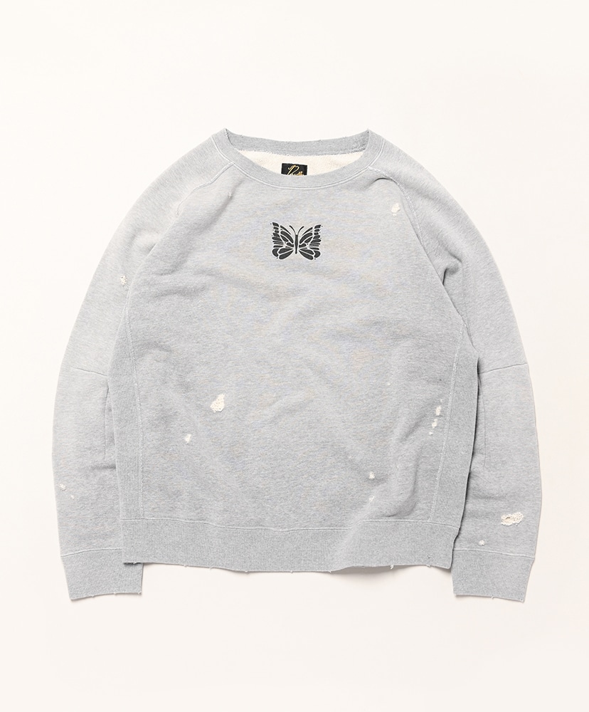 Deconstructed Sweat Shirt - Cotton French Terry(L(MEN) H