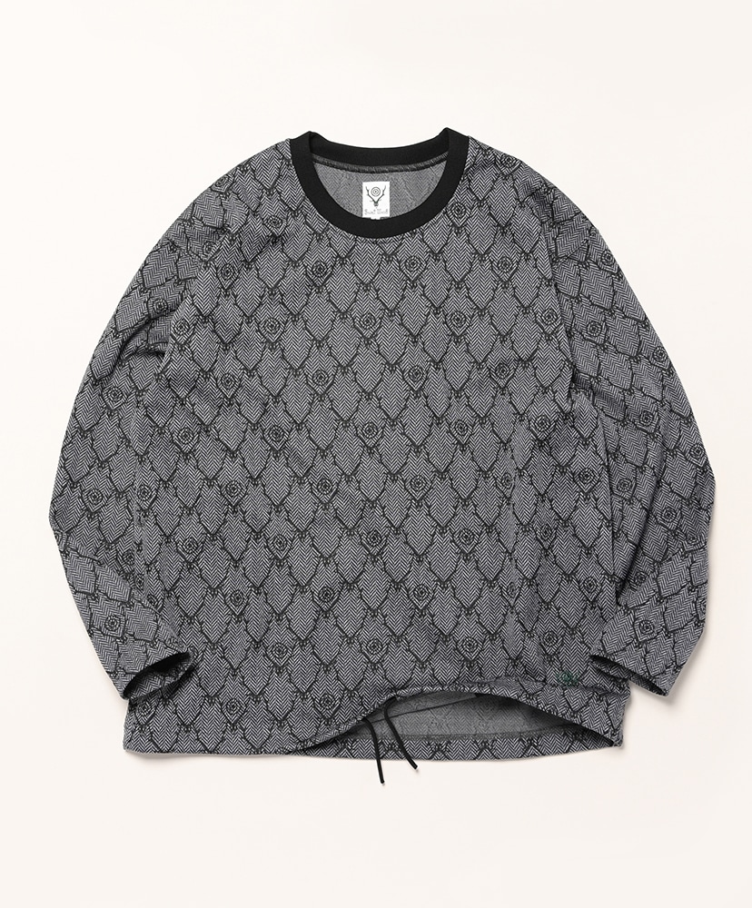 メンズウェア bbqpotato String Crew Neck Shirt - Poly Jq. / Skull&Target(L(MEN