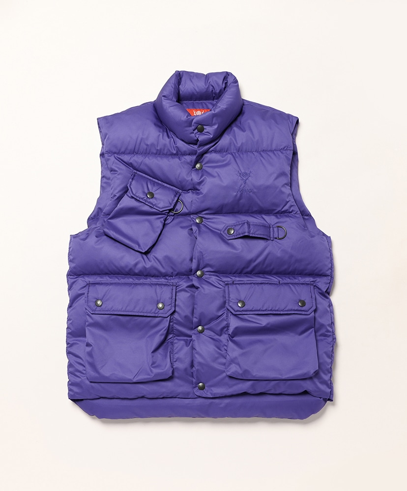 x NANGA River Trek Down Vest - PE Ripstop(L(MEN) Olive