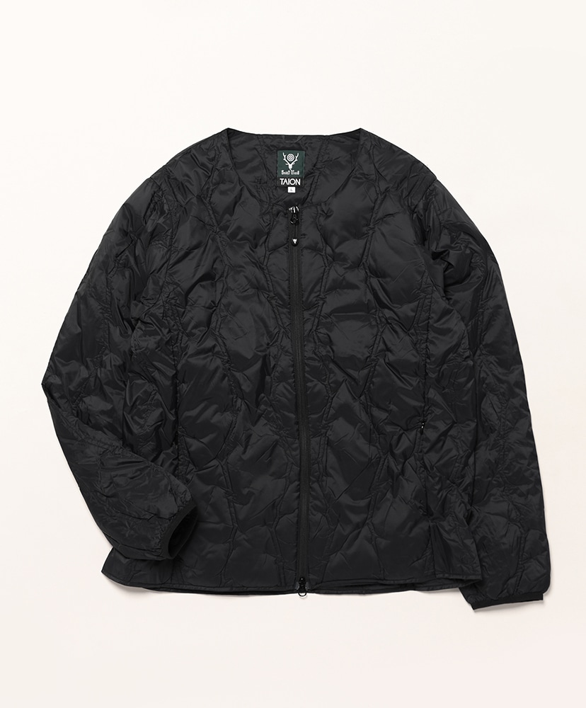 South2 West8 ブラック ダウンジャケット L South2 West8 × TAION Inner Down Jacket(L(MEN) Black/ブラック