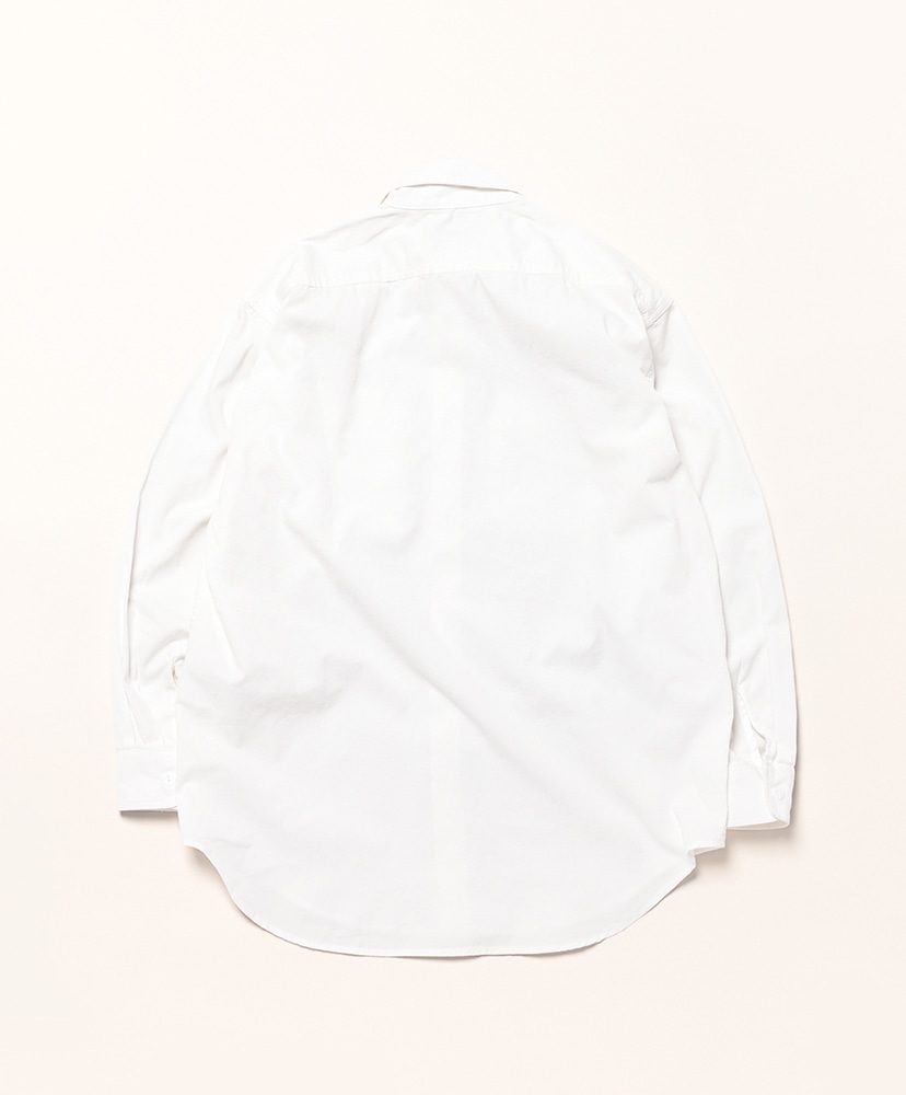 Utility Shirt - Cotton Micro Sanded Twill White/ホワイト S(MEN)