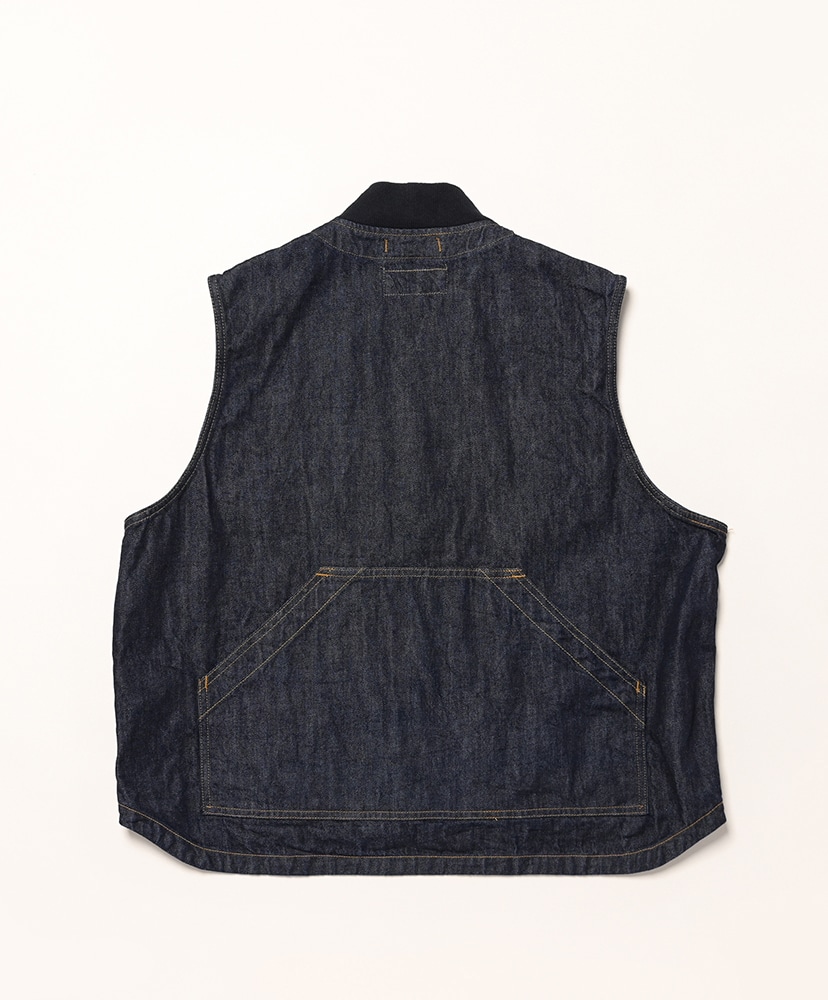 Utility Vest - 12oz Cone Denim Indigo/インディゴ L(MEN)