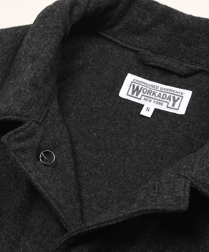 Shop Coat - Worsted Wool Flannel Charcoal/チャコール M(MEN)