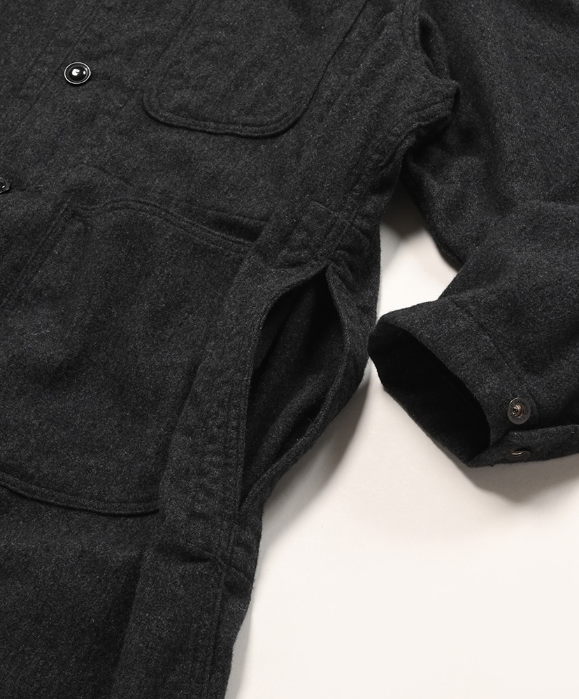 Shop Coat - Worsted Wool Flannel Charcoal/チャコール M(MEN)