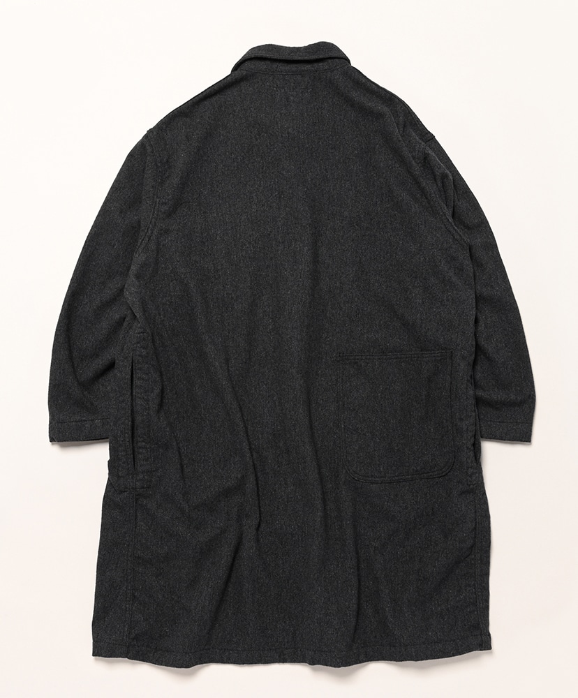 Shop Coat - Worsted Wool Flannel Charcoal/チャコール M(MEN)